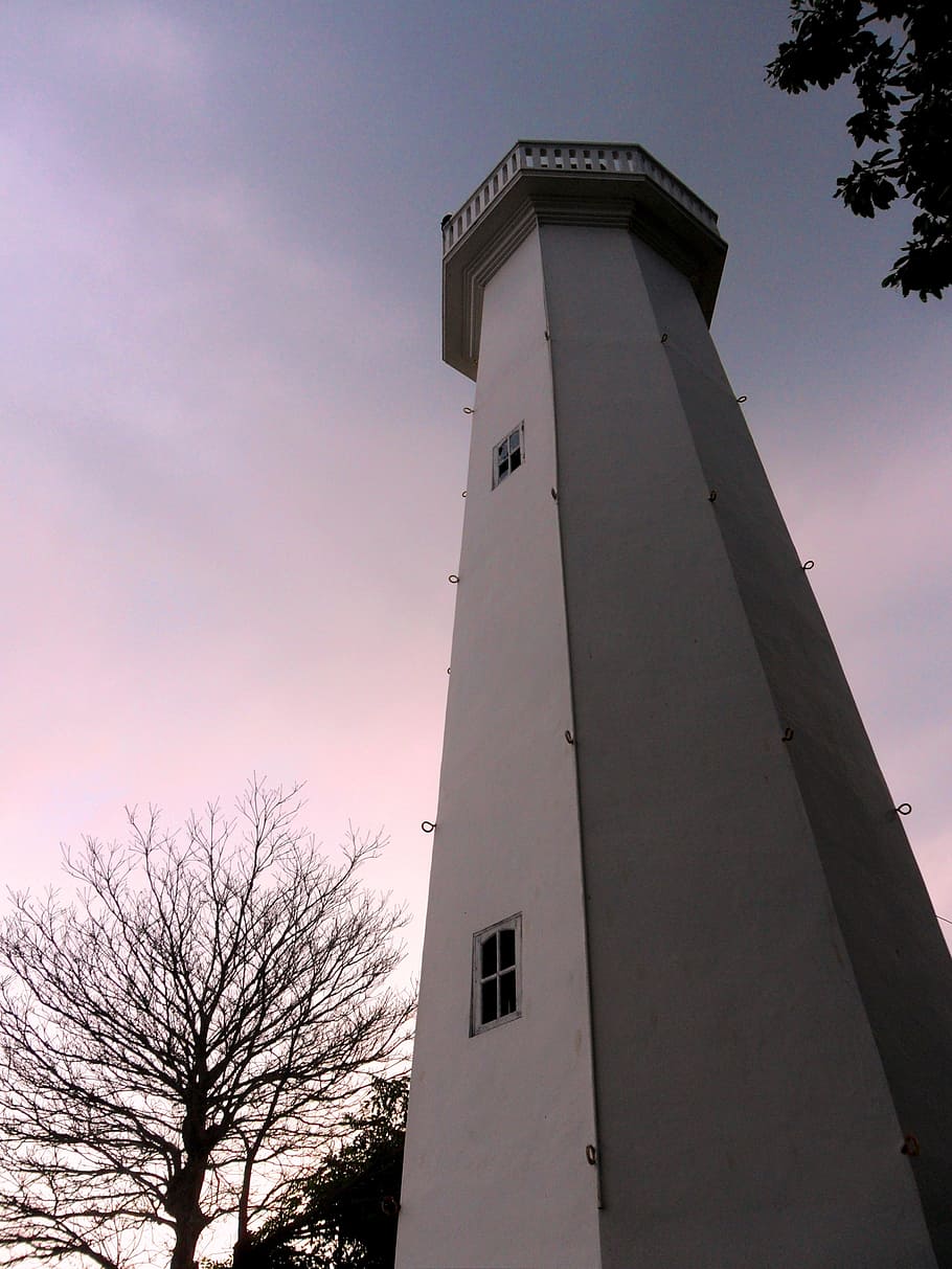 lighthouse, old, tower, building, sumenep, madura, jawa timur HD wallpaper