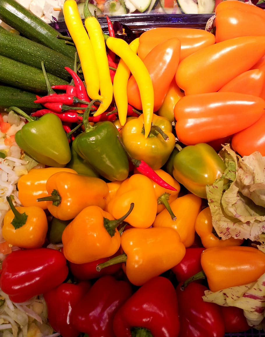 peppers, paprika, vegetables, bell pepper, food and drink, freshness HD wallpaper
