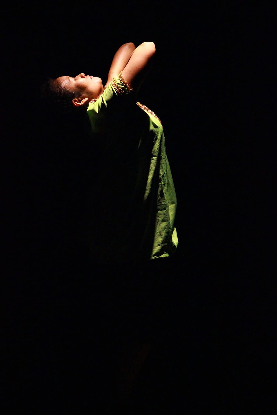 dance, performance, art, black Background, one Person, dark HD wallpaper