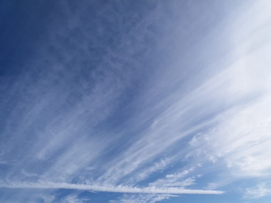 cloud, white cloud, sky, blue sky, beautiful, pretty, artistic conception HD wallpaper