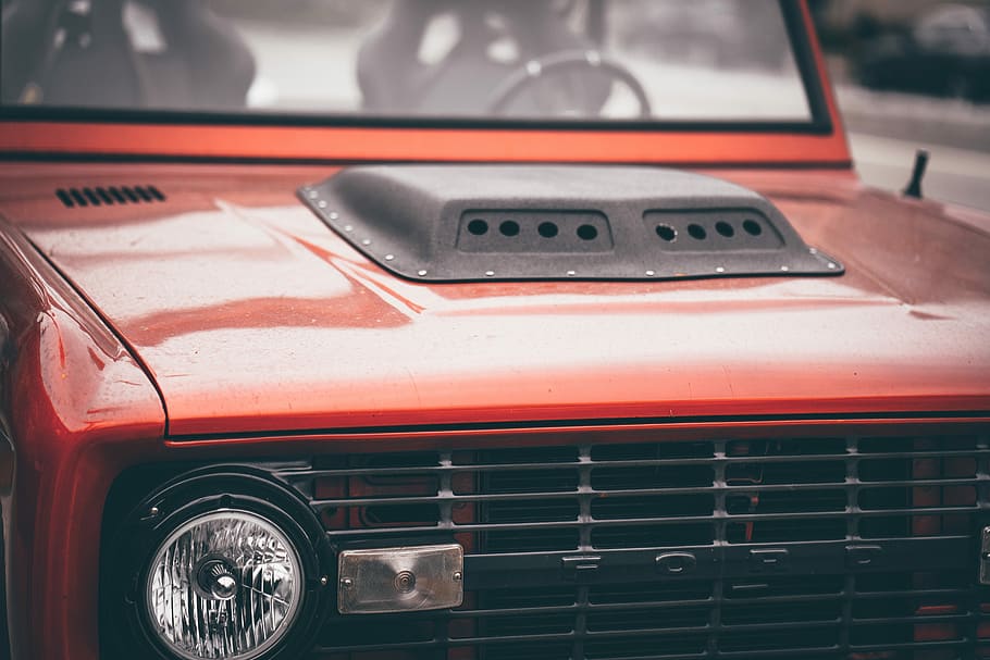 red Ford SUV, car, land Vehicle, transportation, mode of Transport HD wallpaper