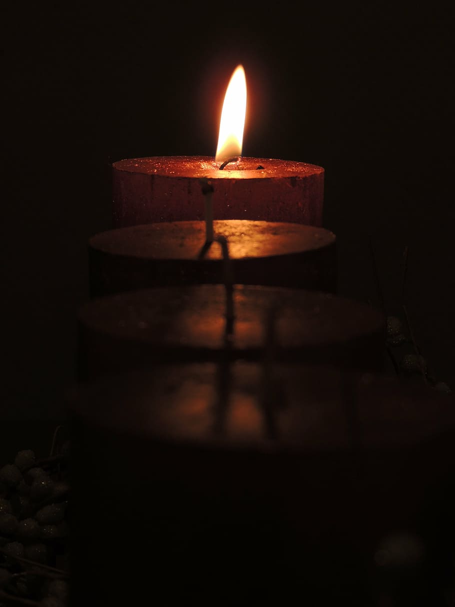 christmas, advent, winter, candle, flame, fire - Natural Phenomenon HD wallpaper
