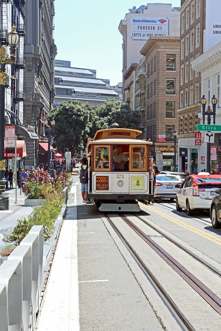 Free download | HD wallpaper: tram, san fransisco, usa, city, street ...