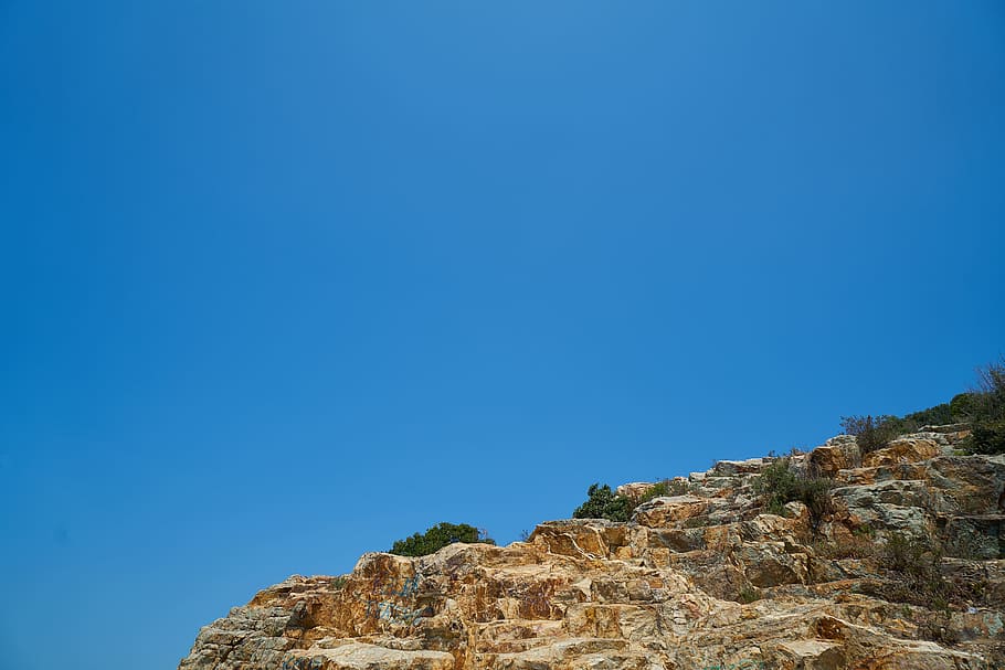mountain, kennedy, blue, sky, nature, landscape, rocky, peace HD wallpaper