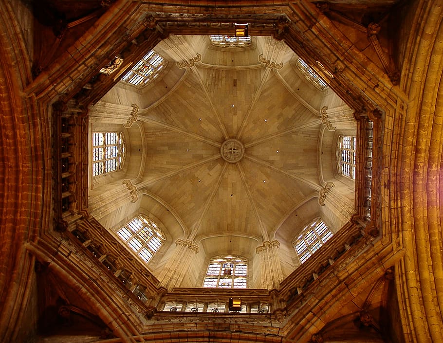 cathedral, dome, architecture, gothic, dark, building, church HD wallpaper