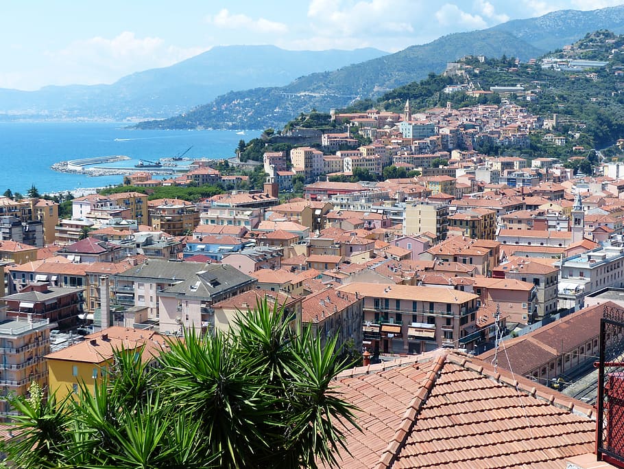 Ventimiglia, Ligurian, Coast, ligurian coast, sea, mediterranean