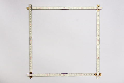 four gray steel rulers, meterstab, outline, picture frame, mat HD wallpaper