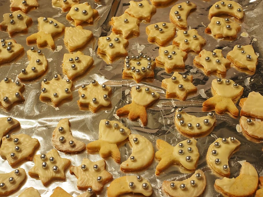 cookie, ausstecherle, guzle, christmas, cookie cutter, bake, HD wallpaper