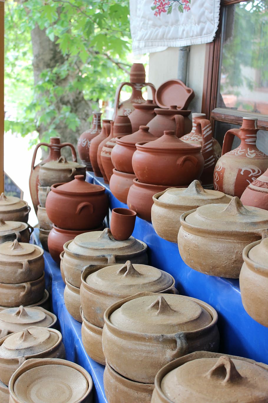nature, crack, ceramic, cooker, saucepan, the stewpot, large group of objects HD wallpaper