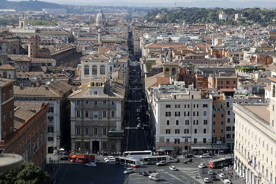 Rome, Architecture, Building, Road, City, italy, building exterior HD wallpaper