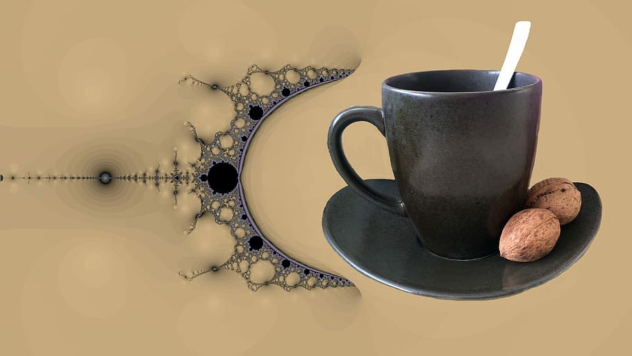 black ceramic coffee cup, mug, cafe, brown, caffeine, tea, aroma HD wallpaper