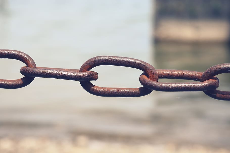 Metal chain and links, various, steel, strength, security, iron - Metal HD wallpaper