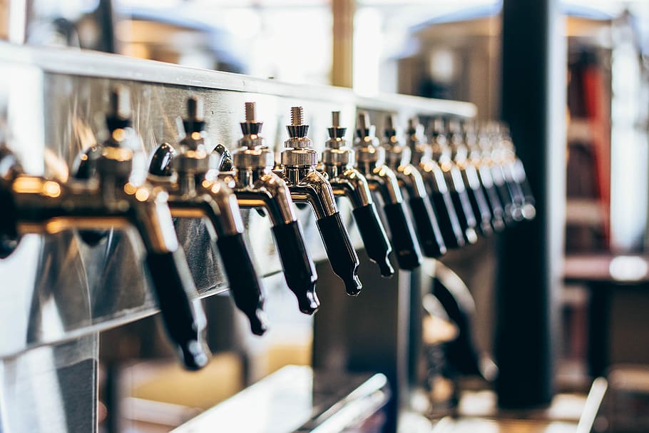 Beer Tabs, shallow focus photography of gray steel espresso machine HD wallpaper
