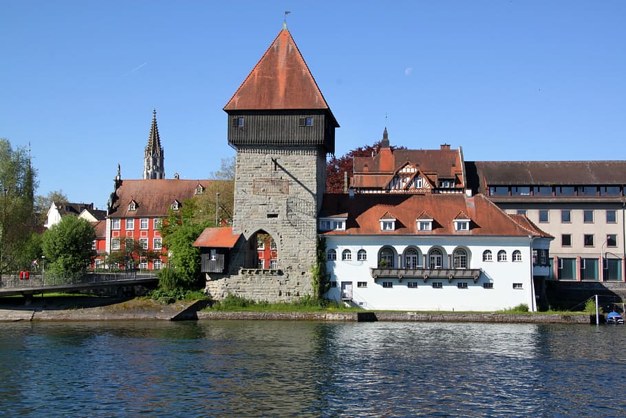 Constance, Tower, Historically, architecture, building, turret HD wallpaper