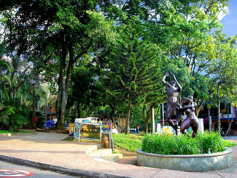 Parque Llenas in Medellin, Colombia, photos, Medellín, park, HD wallpaper