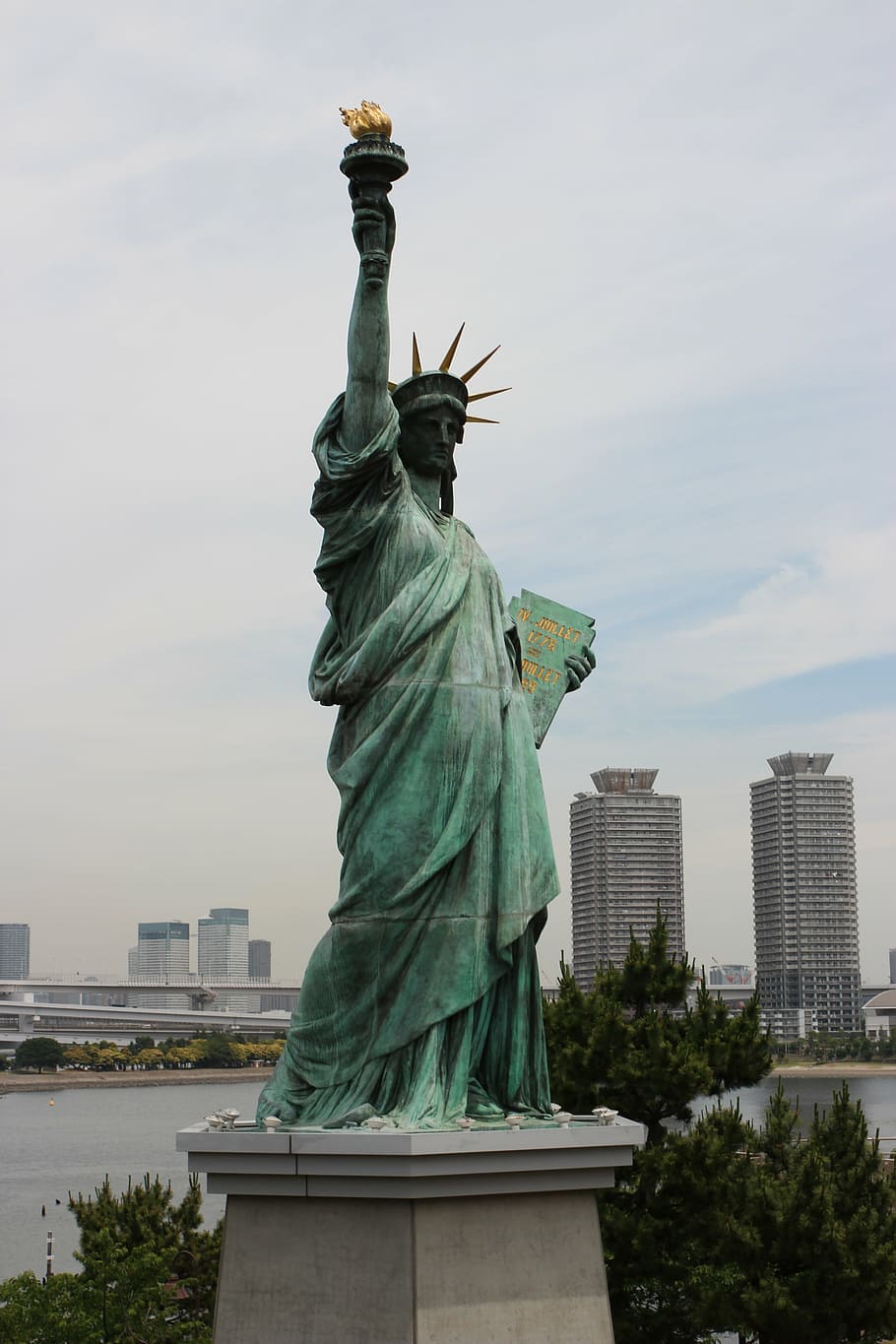 Hd Wallpaper Statue Of Liberty Tokyo Japan Odaiba Asia America New York Wallpaper Flare