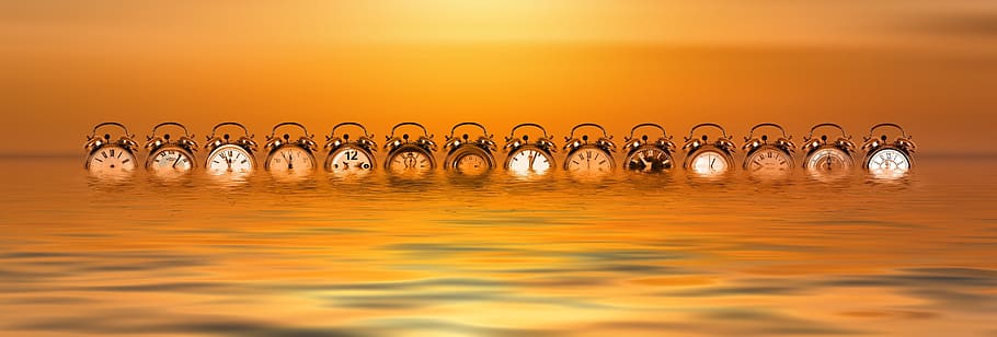 bell alarm clocks illustration, time, time of, business, appointment HD wallpaper
