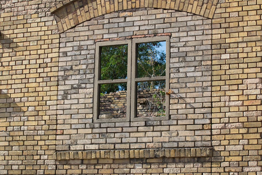 brick, wall, stone, old, architecture, old building, ruin, break up HD wallpaper