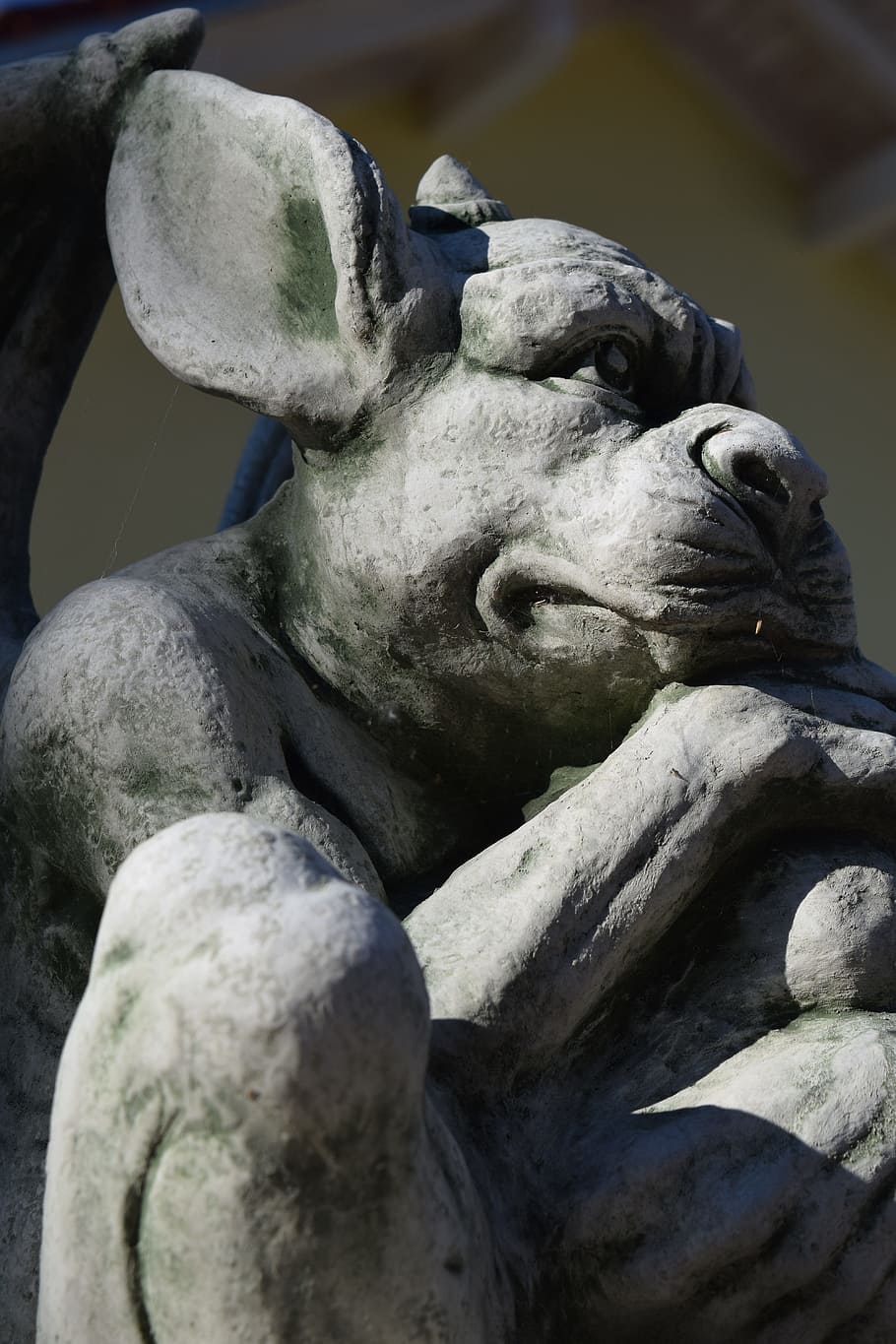 Gargoyle, Stone, Figure, Statue, stone figure, mysthisch, mythical creatures HD wallpaper
