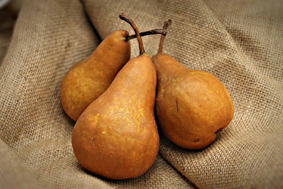Pear, Fruit, Food, Health, three, fruits, meal, peaceful, healthy HD wallpaper