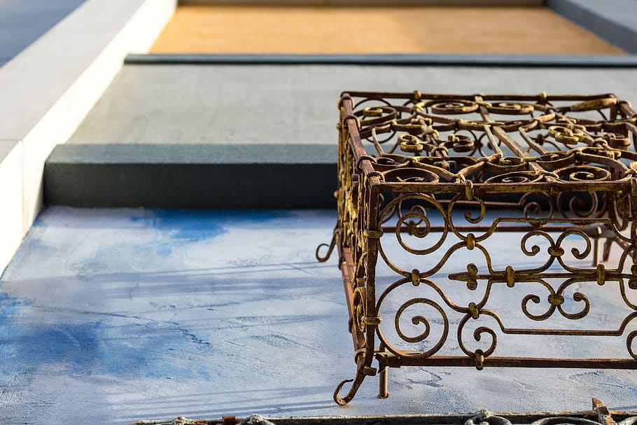 Weathered Art, untitled, decor, weathered metal, rust, layers HD wallpaper
