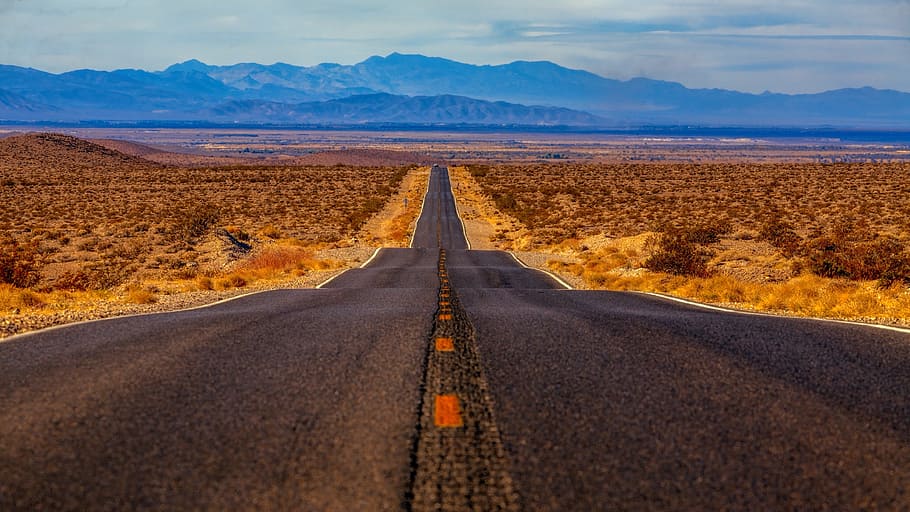 Death Valley, California during day, landscape, highlands, grass HD wallpaper