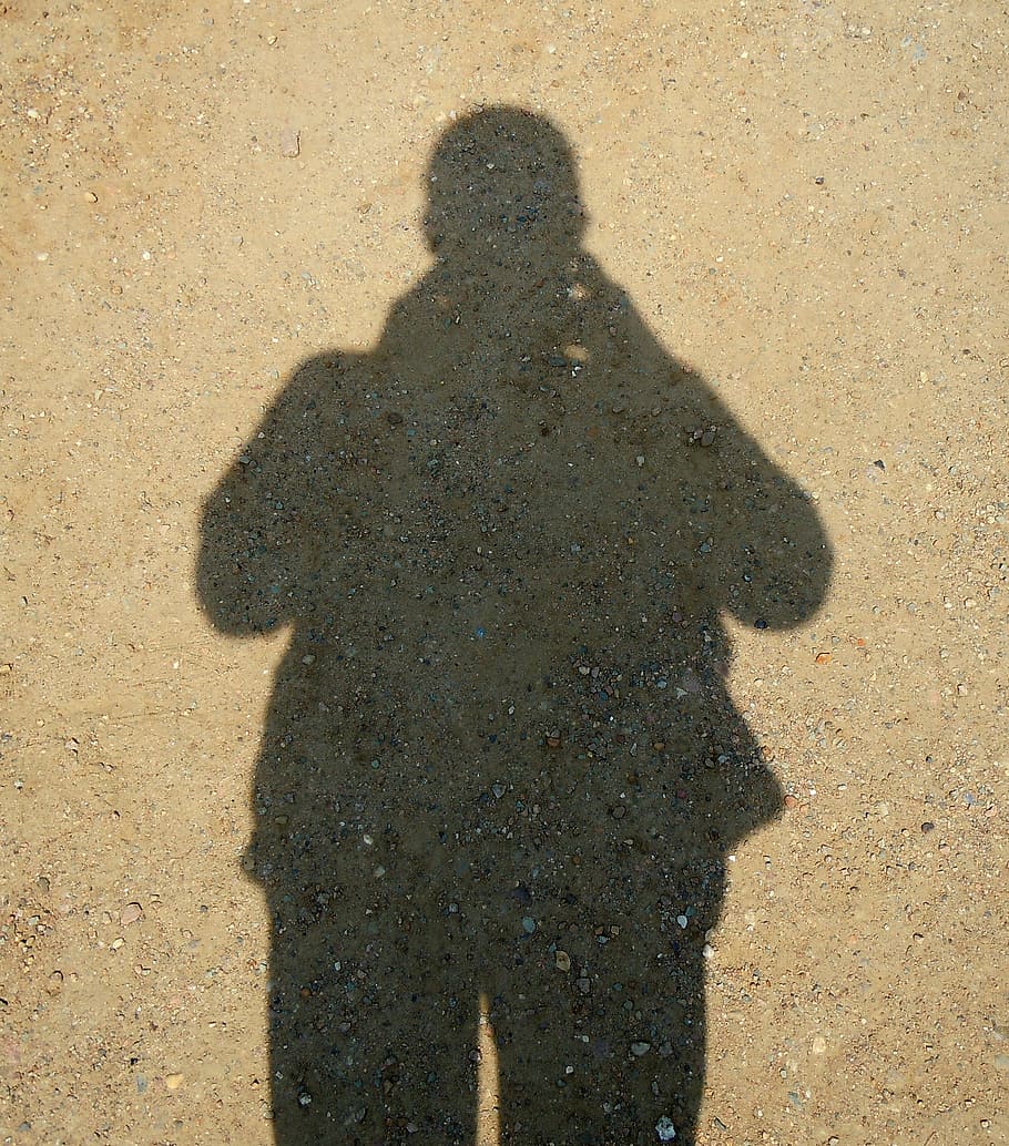 shadow, human, silhouette, sandy soil, hispanic, beach, sunlight HD wallpaper
