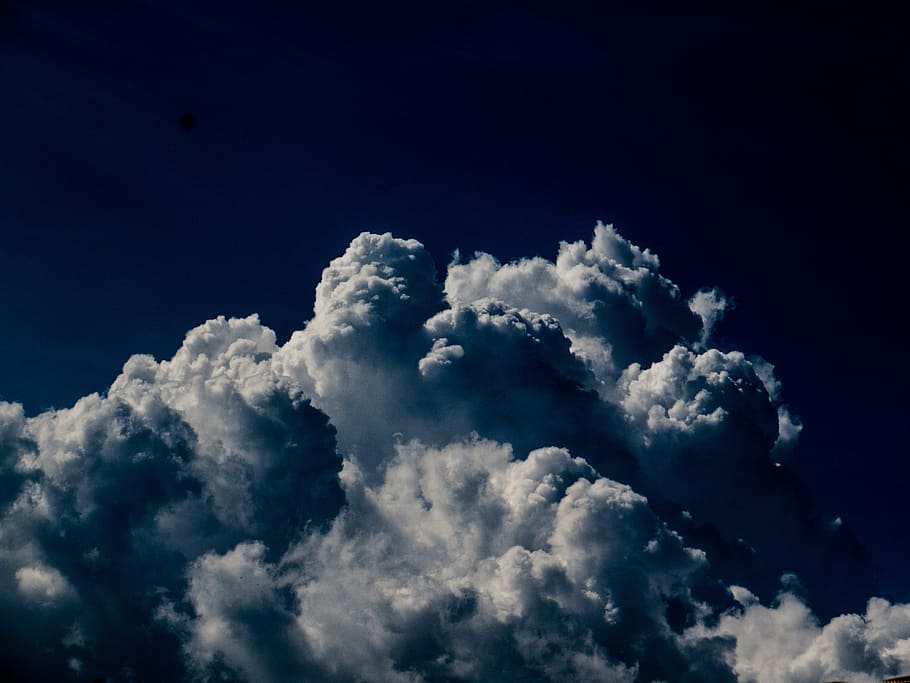 clouds, sky, blue, cloud - sky, beauty in nature, scenics - nature HD wallpaper