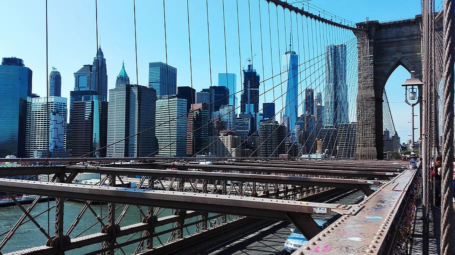 HD wallpaper: Brooklyn Bridge, new york, united states, city, view,  buildings | Wallpaper Flare