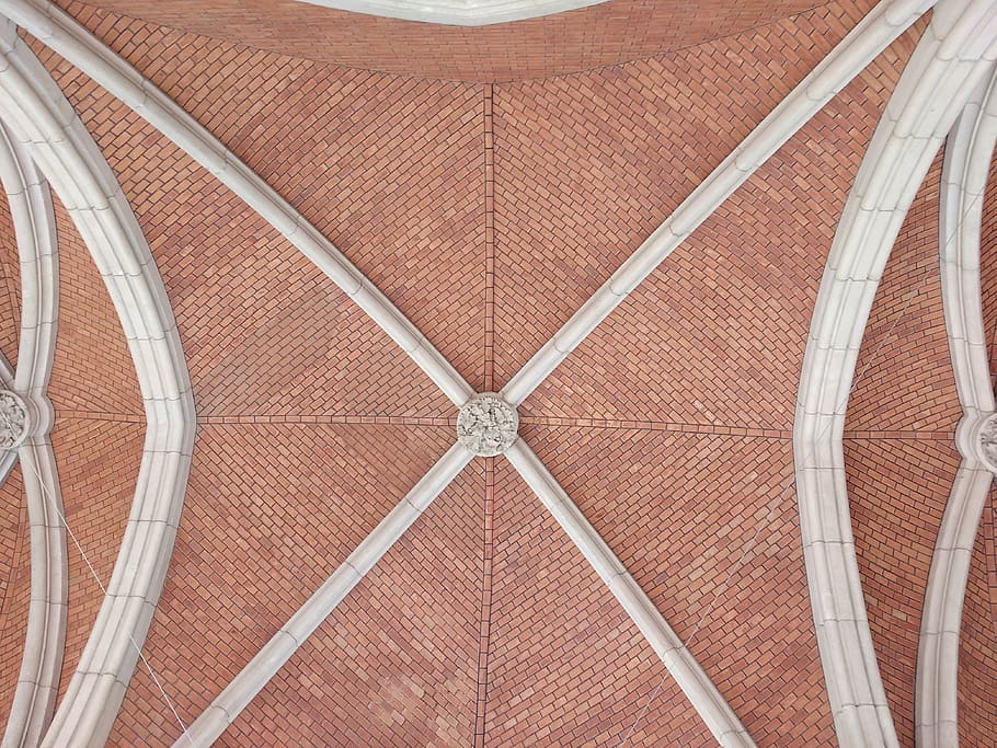 vault, brick, arch, blanket, bricked, architecture, pattern HD wallpaper