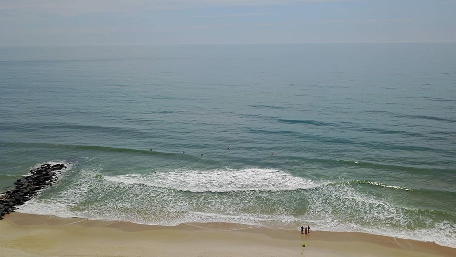 Lbi, Jetty, Surf, sea, beach, nature, sand, water, wave, beauty in nature HD wallpaper
