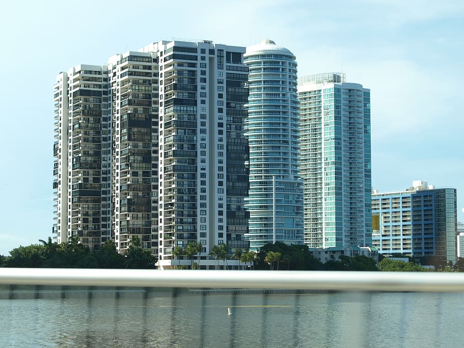 miami, building, skyline, skyscraper, architecture, usa, building exterior HD wallpaper