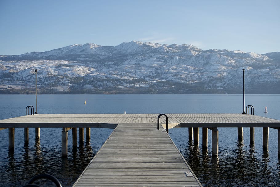 water, nature, lake, sky, outdoors, mountain, scenics - nature HD wallpaper