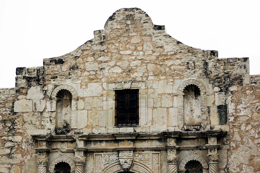 Alamo, Texas, Texas, San Antonio, Battle, mission, stone, historic, HD wallpaper