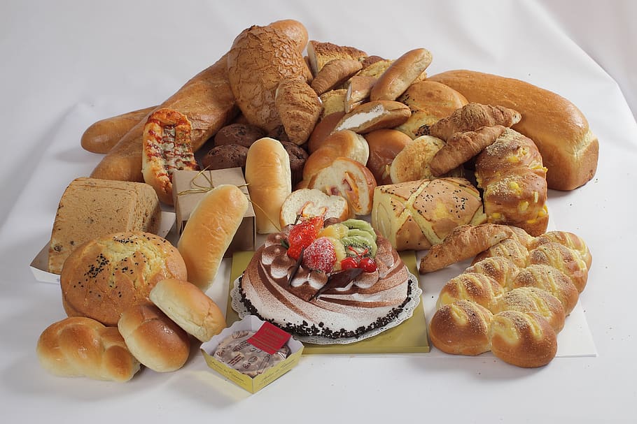 bread, dining, food, bakery, dessert, baking, eat, restaurant HD wallpaper