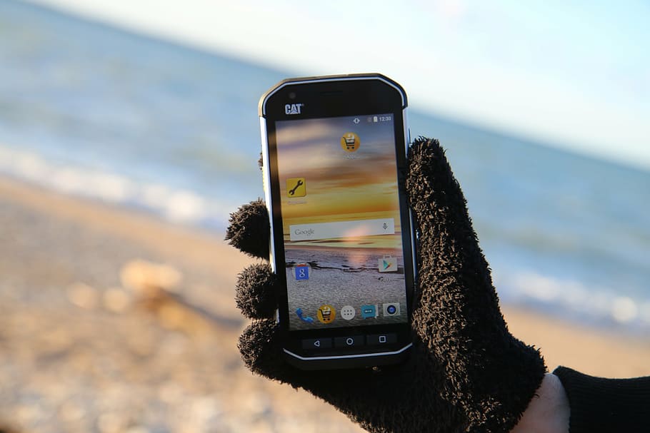 smartphone, cat s40, waterproof, dustproof, cellphone, android, HD wallpaper