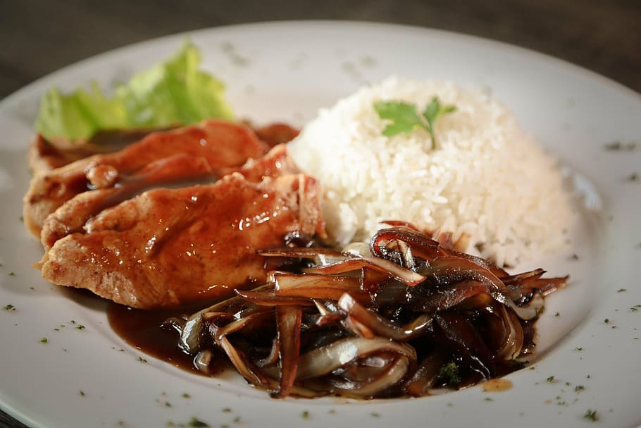 meal, sauce, restaurant, plate, delicious, tasty, dinner, gourmet HD wallpaper
