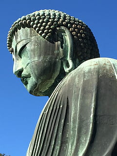 Daibutsu, Kamakura, Japan, statue, sculpture, art and craft HD wallpaper