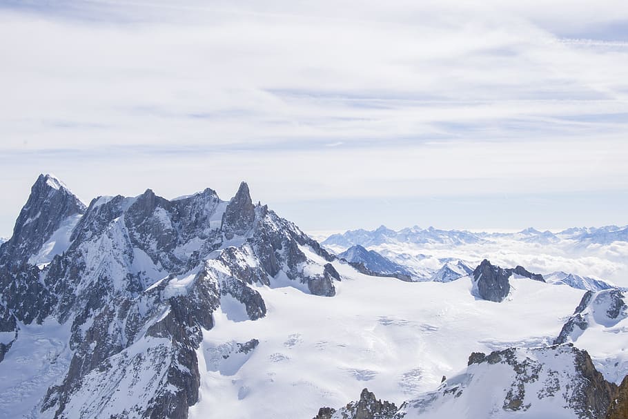Alps, Mountain, Peaks, Nature, Snow, landscape, winter, europe HD wallpaper