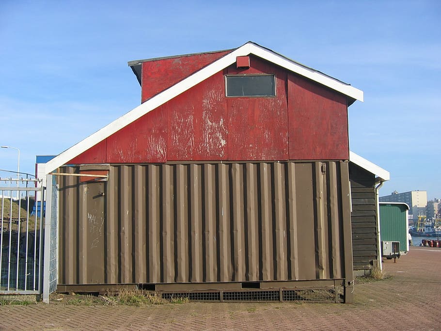 scheveningen, port, cottage, architecture, built structure HD wallpaper