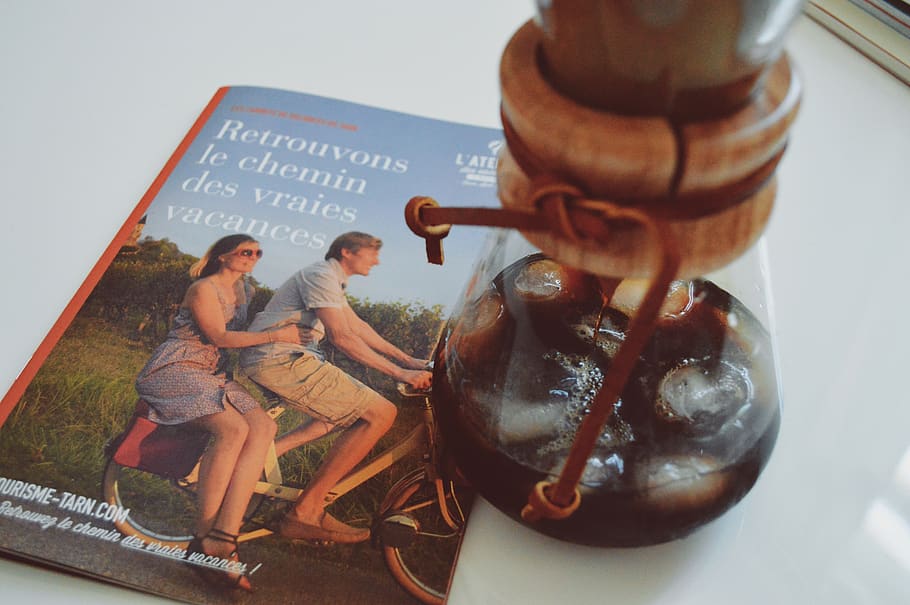 drink, book, ice, cold, refreshment, glass, leisure, relaxing HD wallpaper