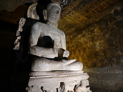 Buddhism, Buddhist, Cave, Grotto, Buddha, temple, ajanta, ellora HD wallpaper