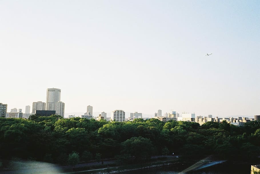 photography of cit, cityscape, urban Skyline, urban Scene, skyscraper HD wallpaper
