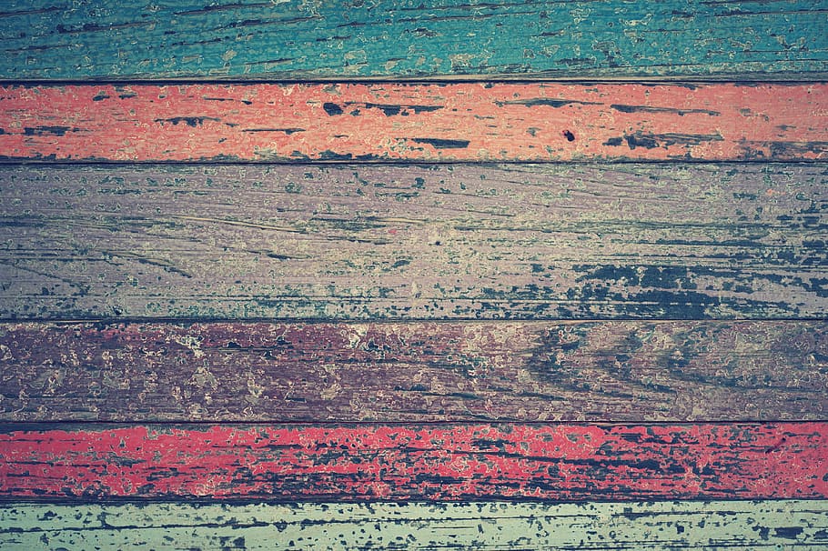 multicolored plank, abstract, antique, backdrop, background HD wallpaper