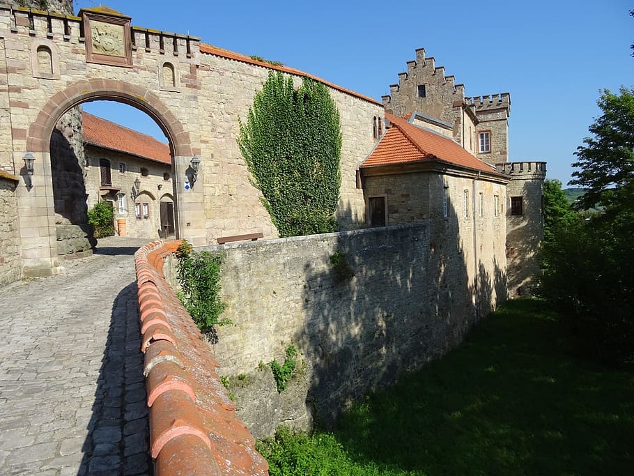 castle, plant, building, middle ages, fortress, masonry, historically HD wallpaper