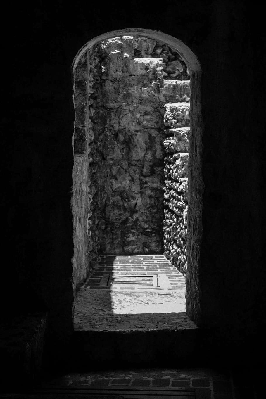 architecture, rustic, stone, old, castle, doors, history, the past HD wallpaper