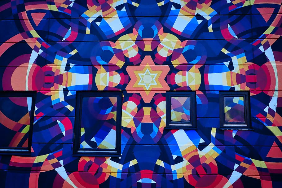 art, pattern, mosaic, creativity, ornament, wall paint, deco HD wallpaper