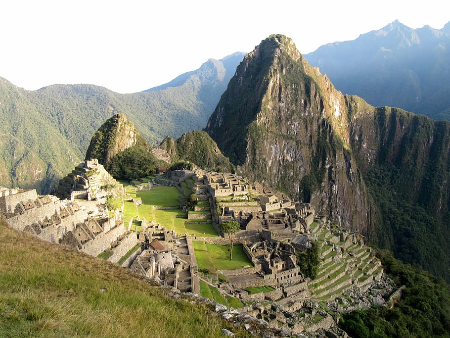 HD wallpaper: machu picchu, peru, landscape, world heritage, mountain ...