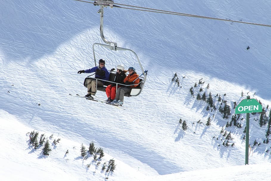 Snow, Ski, Winter, Mountain, Skier, sport, cold, vacation, skiing HD wallpaper