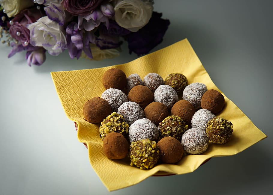 candy, dates, sweet, flower, food, food and drink, freshness HD wallpaper